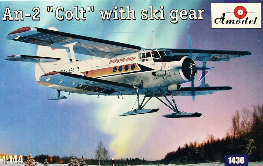 1/144 An-2 COLT  'Naryan Mar' on ski gear