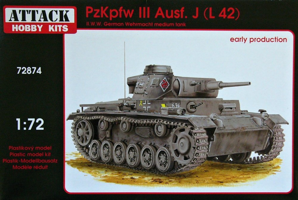1/72 PzKpfw III Ausf.J (L 42) - early production