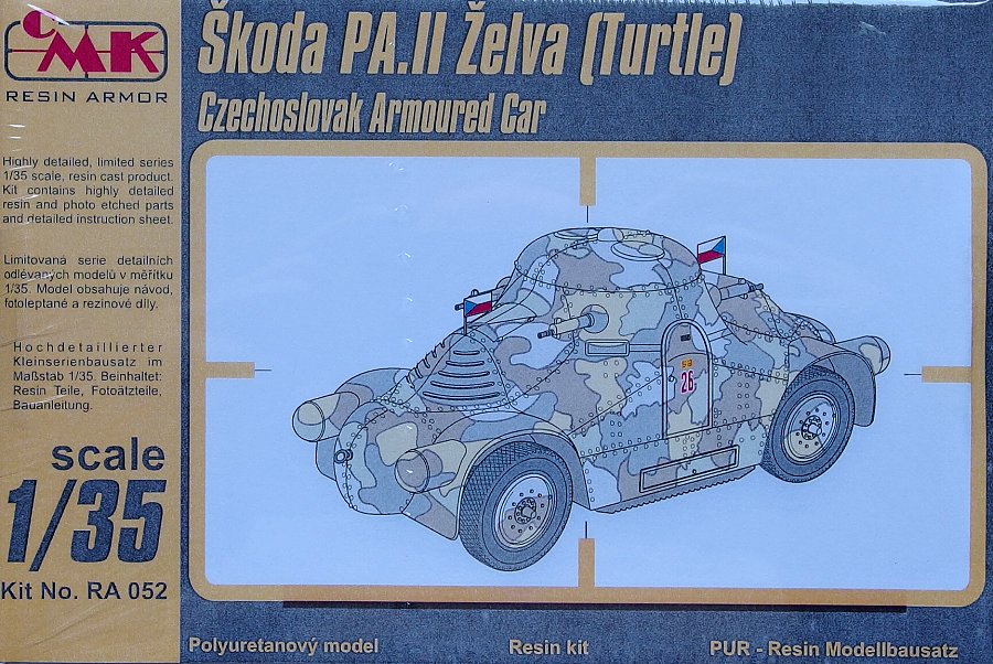 1/35 Škoda PA.II Turtle Czechoslovak Armoured Car