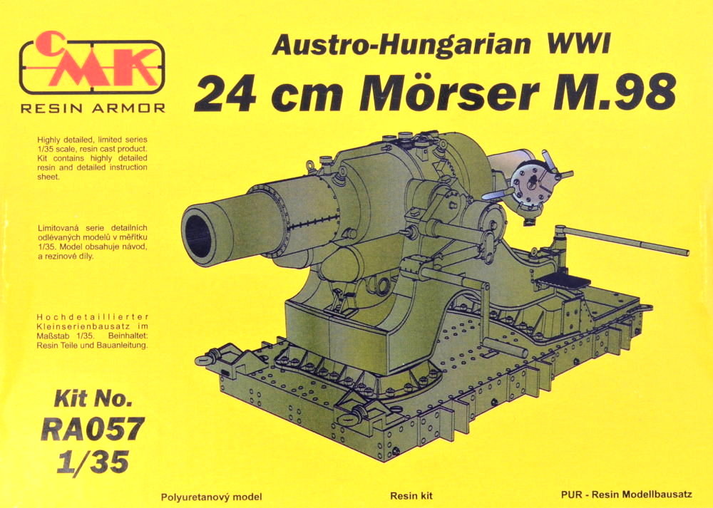 1/35 Austro-Hungarian WWI 24cm Mörser M.98