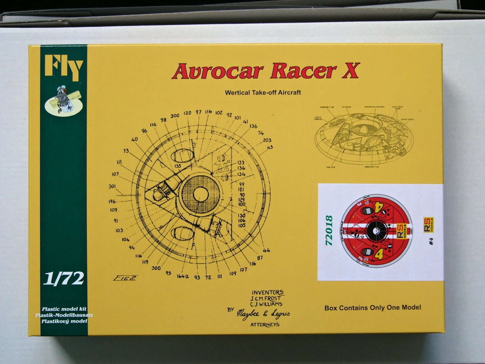 1/72 Avrocar Racer X (#4 RS Models)