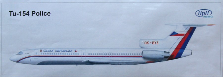 1/72 Mask for Tupolev Tu-154 Police