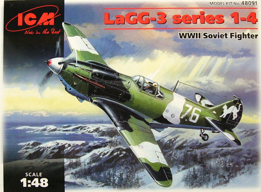 1/48 LAGG-3 series 1-4 WWII Soviet fighter