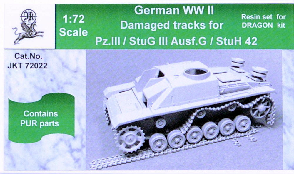 1/72 StuG III Ausf.G / StuH 42 Damaged tracks WWII