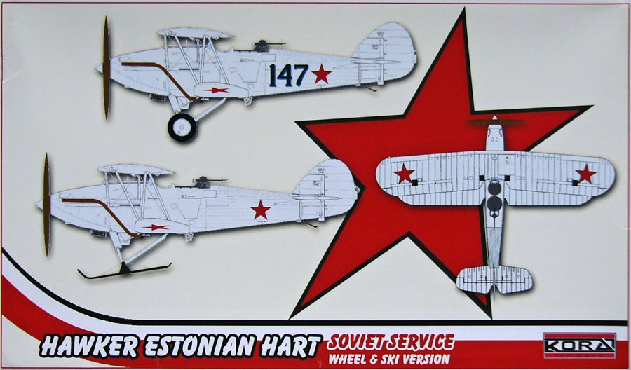 1/72 Hawker Estonian Hart Wheel&Ski (Soviet serv.)