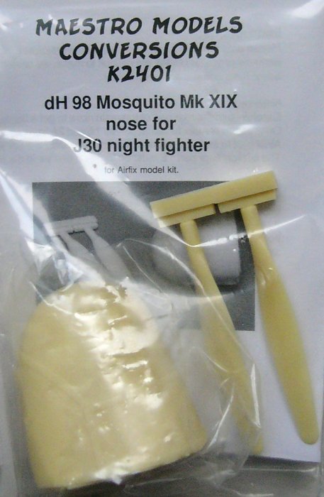 1/24 dH Mosquito Mk.XIX nose SwAF J30 night fight.