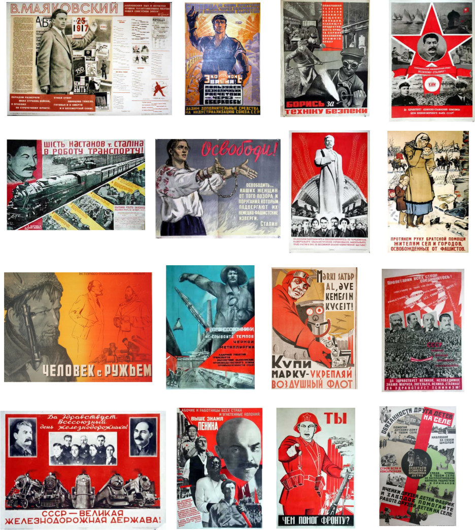 1/48 Soviet Union Propaganda Posters WWII