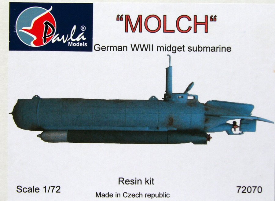 1/72 MOLCH German WWII midget submarine