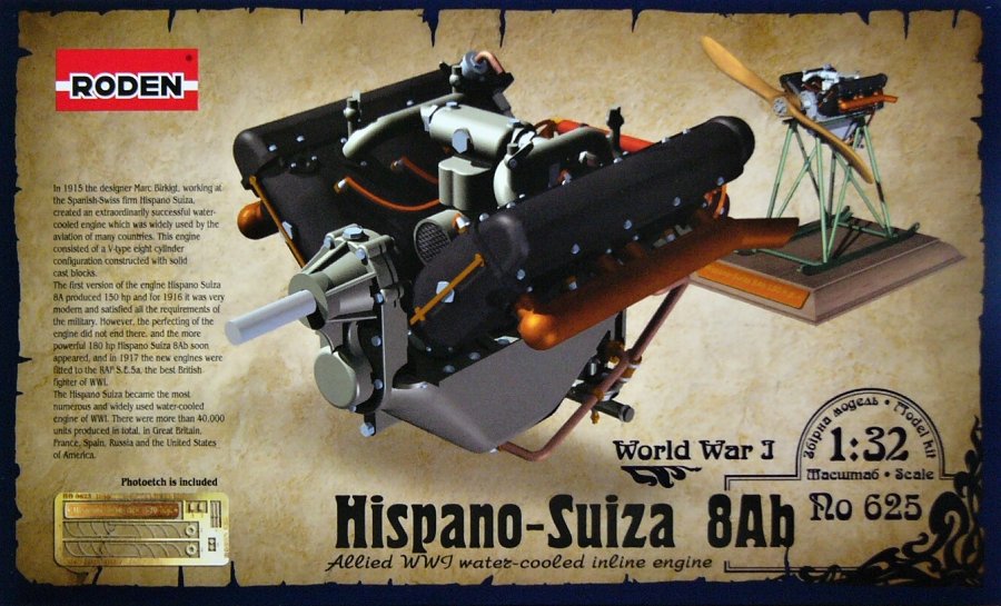 1/32 Engine Hispano-Suiza 8Ab