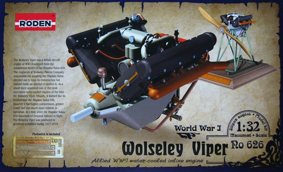 1/32 Engine Wolseley W4A Viper