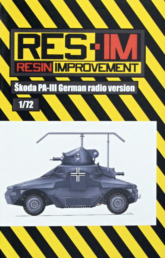 1/72 Skoda PA-III German radio version (resin kit)