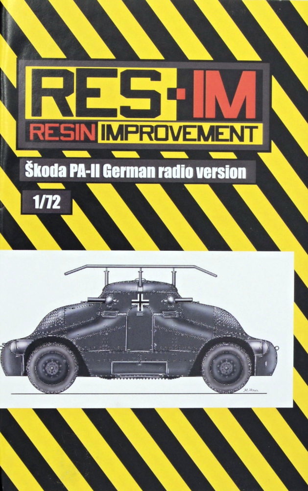1/72 Skoda PA-II German radio version (resin kit)