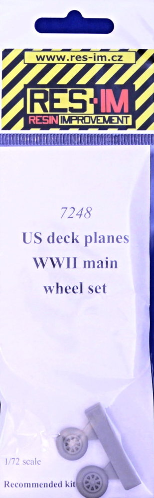 1/72 US deck planes WWII - main wheel set