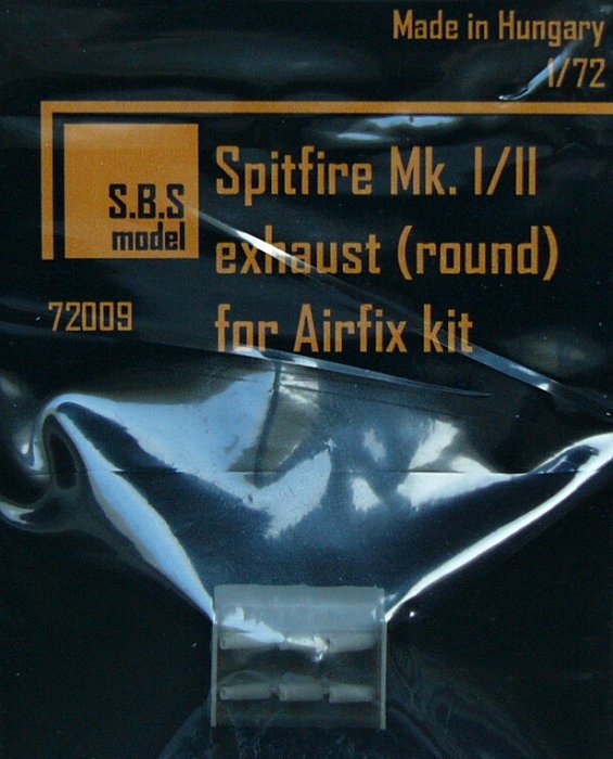 1/72 Spitfire Mk. I/II exhaust - round  (AIRFIX)