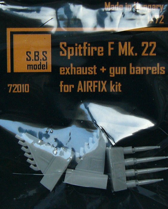 1/72 Spitfire F Mk.22 exhaust&gun barrels (AIRFIX)