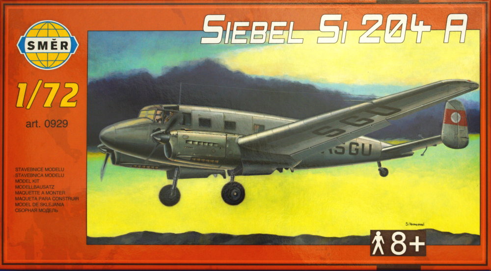 1/72 Siebel Si-204 A (1x Lufthansa, 1x Luftwaffe)
