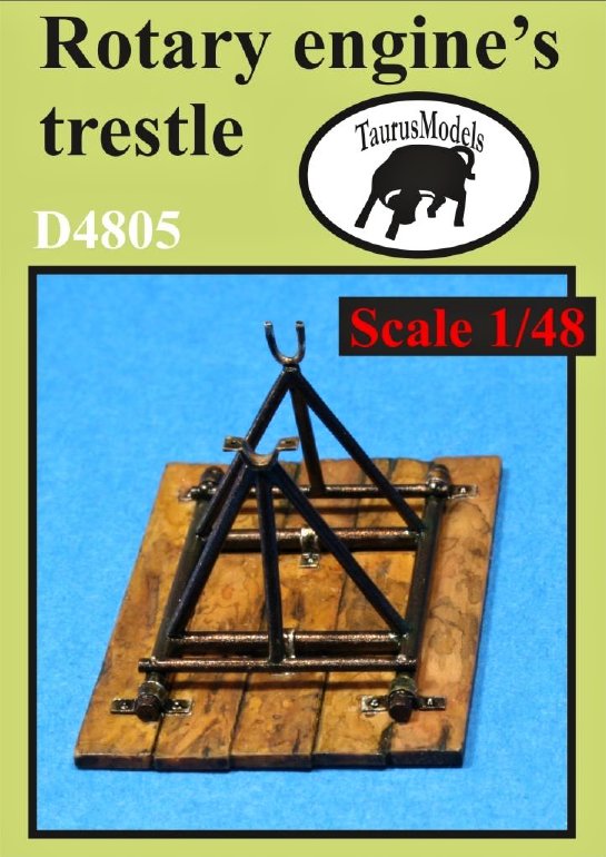 1/48 Rotary engine's trestle (resin set)