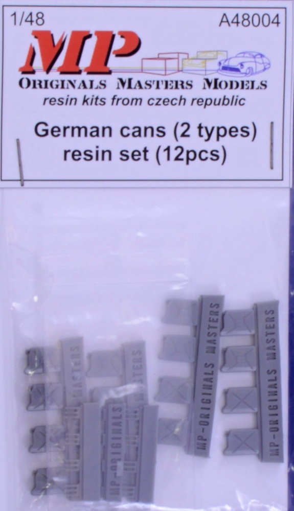 1/48 German cans - 2 types (12 pcs.)