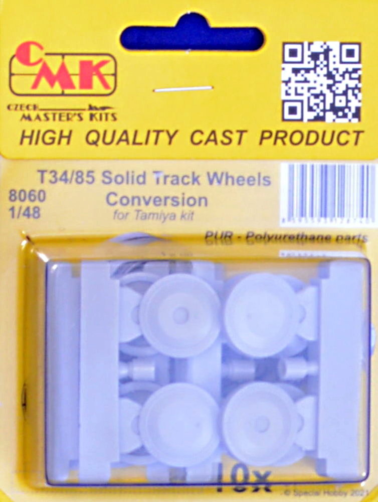 1/48 T-34/85 Solid Track Wheels Conversion (TAM)