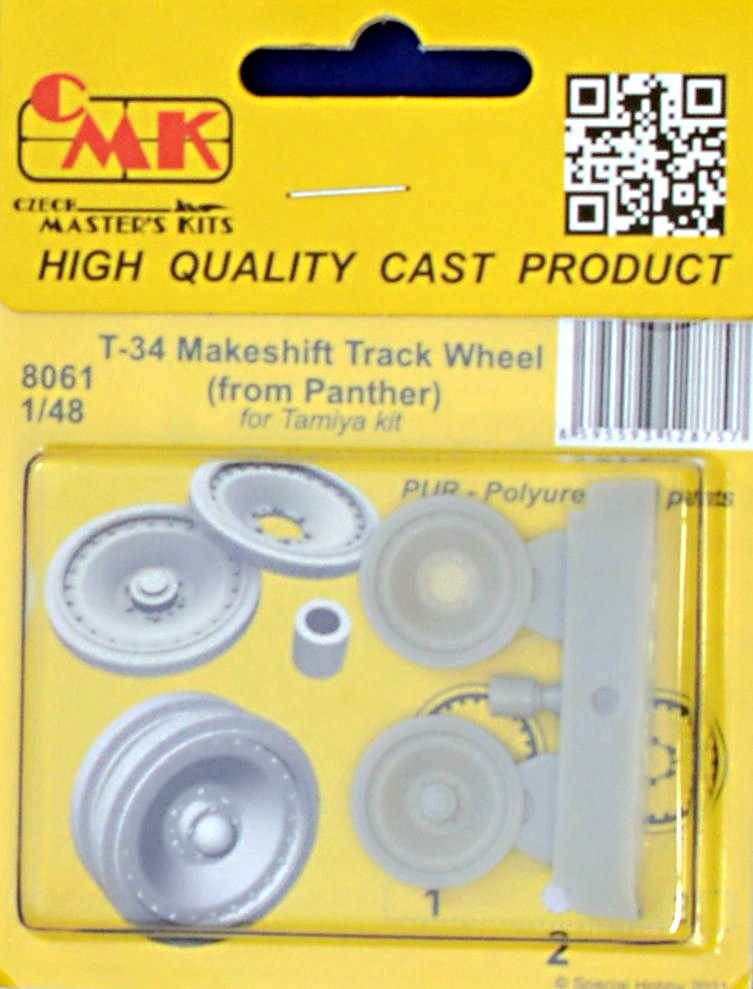 1/48 T-34 Makeshift Track Wheel from Panther (TAM)