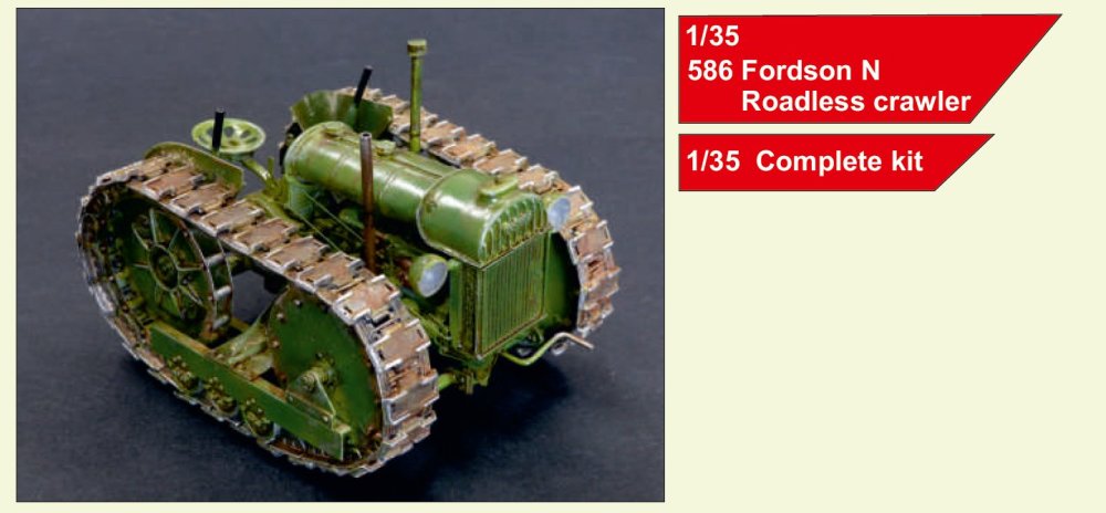 1/35 Fordson N Roadless crawler (full resin kit)