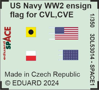 1/350 US Navy WWII ensign flag  SPACE