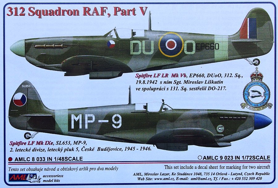 1/48 Decals 312 Squadron RAF Part V.