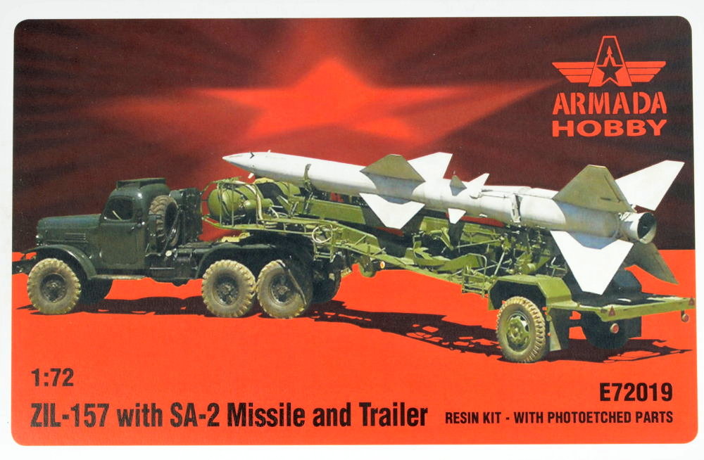 1/72 ZIL-157 with SA-2 Missile and Trailer