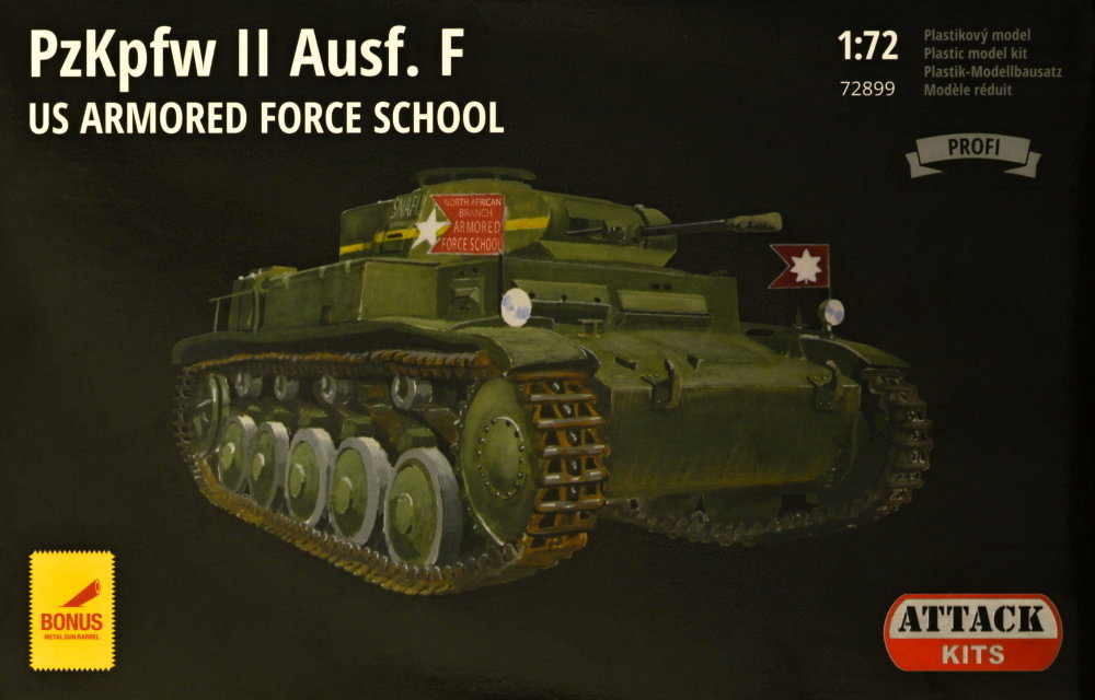 1/72 PzKpfw II Ausf.F US Armored Force School