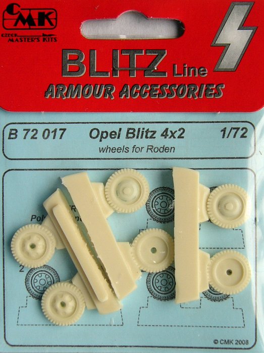 1/72 Opel Blitz wheels for RODEN kit (6pcs.)