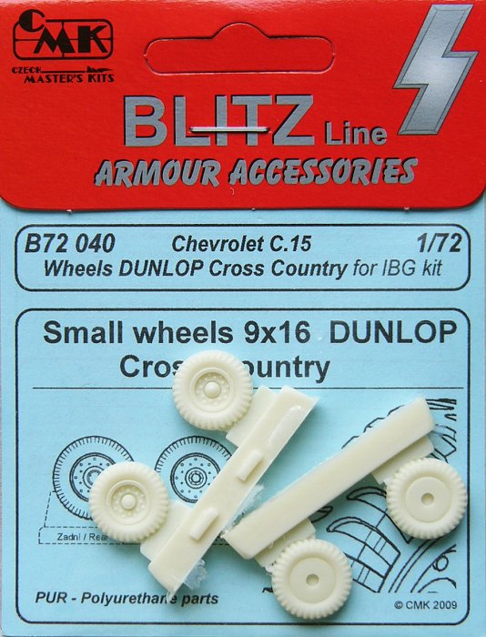 1/72 Chevrolet C.15 wheels DUNLOP Cross (IBG)