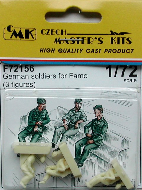 1/72 German soldiers for Famo (3 fig.)