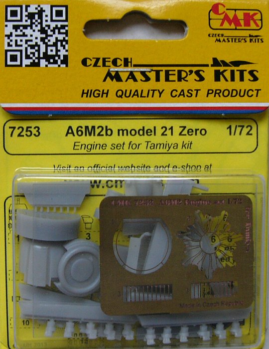 1/72 A6M2b model 21 Zero - Engine set (HAS)