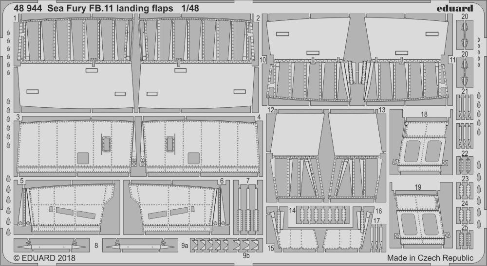 SET Sea Fury FB.11 landing flaps (AIRF)