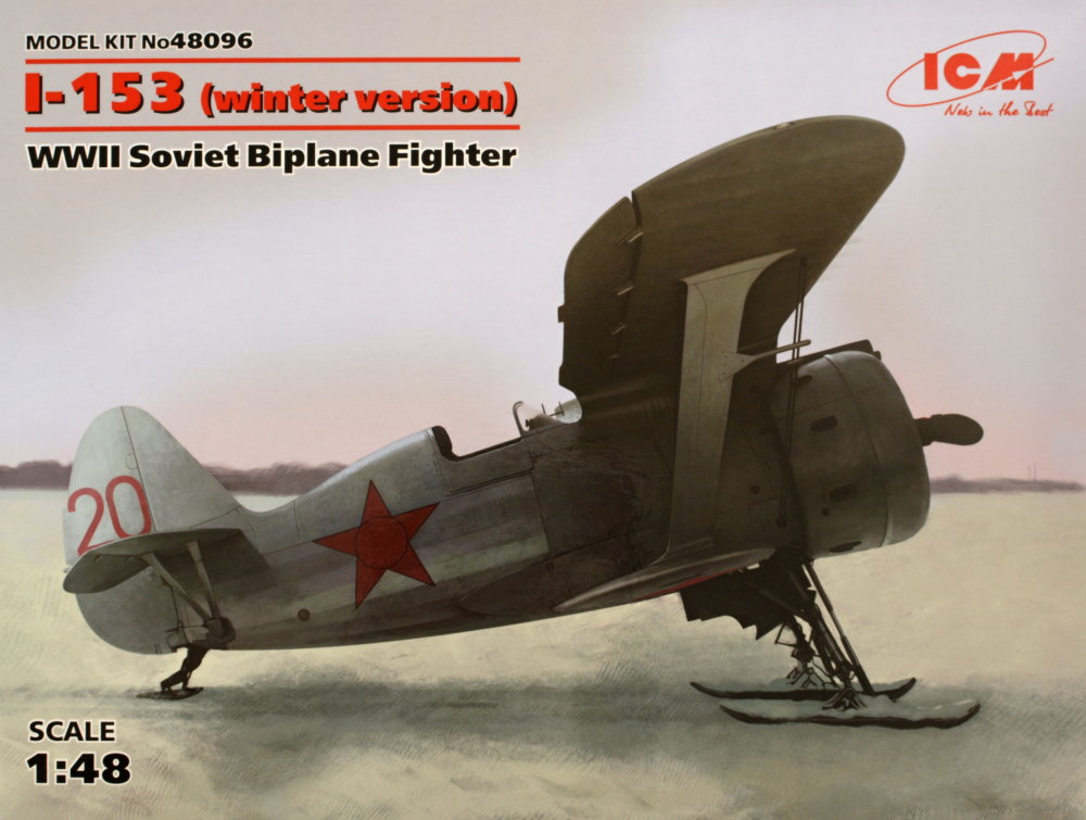 1/48 I-153 Soviet WWII Biplane Fighter (winter)