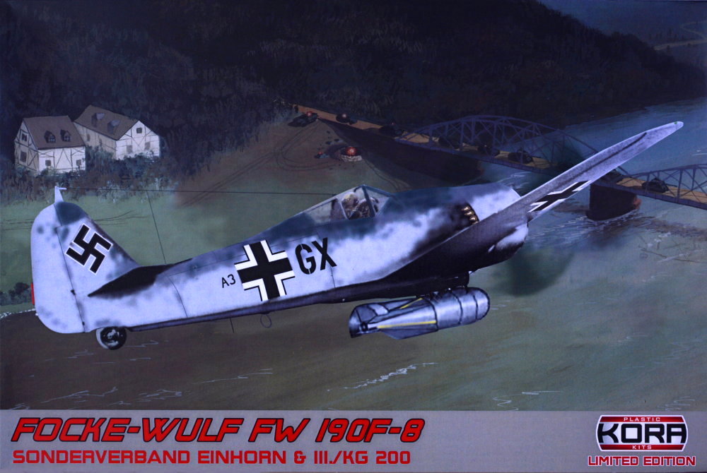 1/72 Focke-Wulf Fw 190F-8 III./KG 200 (3x camo)
