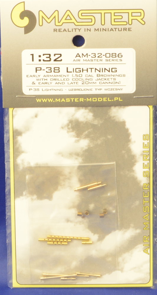 1/32 P-38 Lightning - early armament set