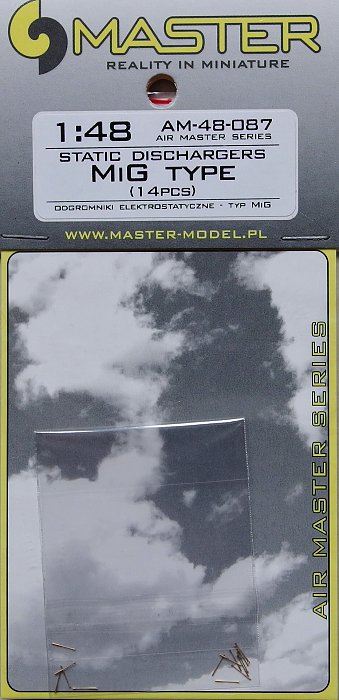 1/48 Static dischargers used on MiG jets (14 pcs.)