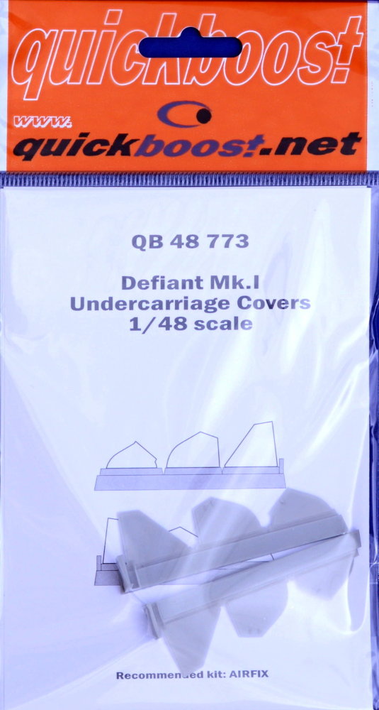 1/48 Defiant MK.I undercarriage covers (AIRFIX)