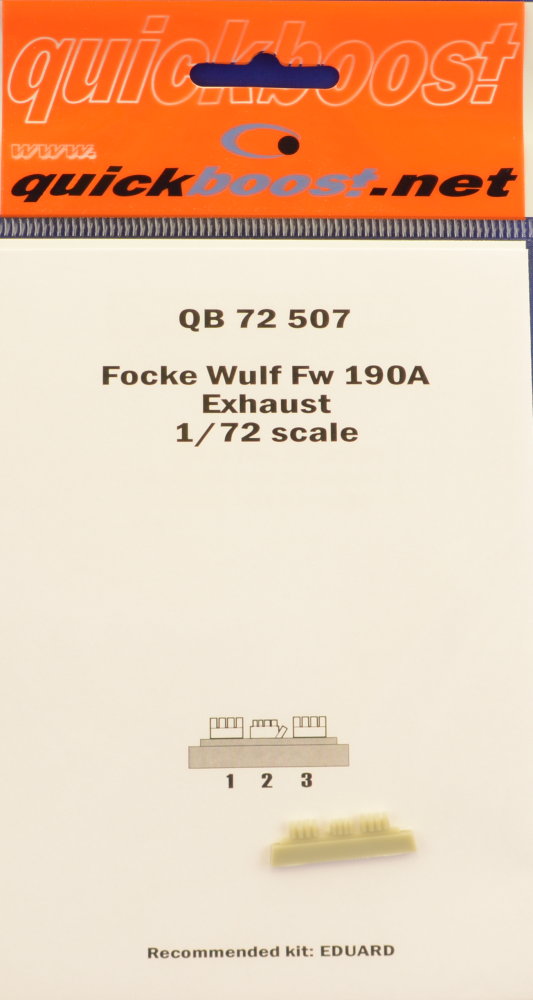 1/72  Fw 190A exhaust (EDU)