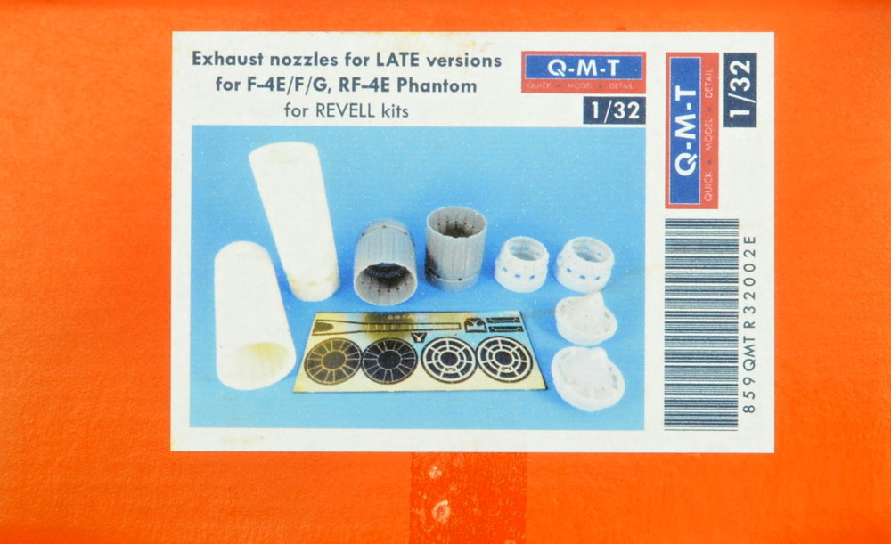 1/32 Exhaust nozzles for F-4E/F/G Late (REV)