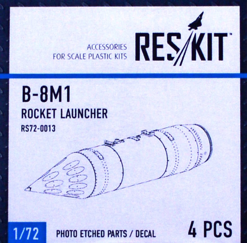 1/72 B-8M1 Rocket Launcher (4 pcs.)