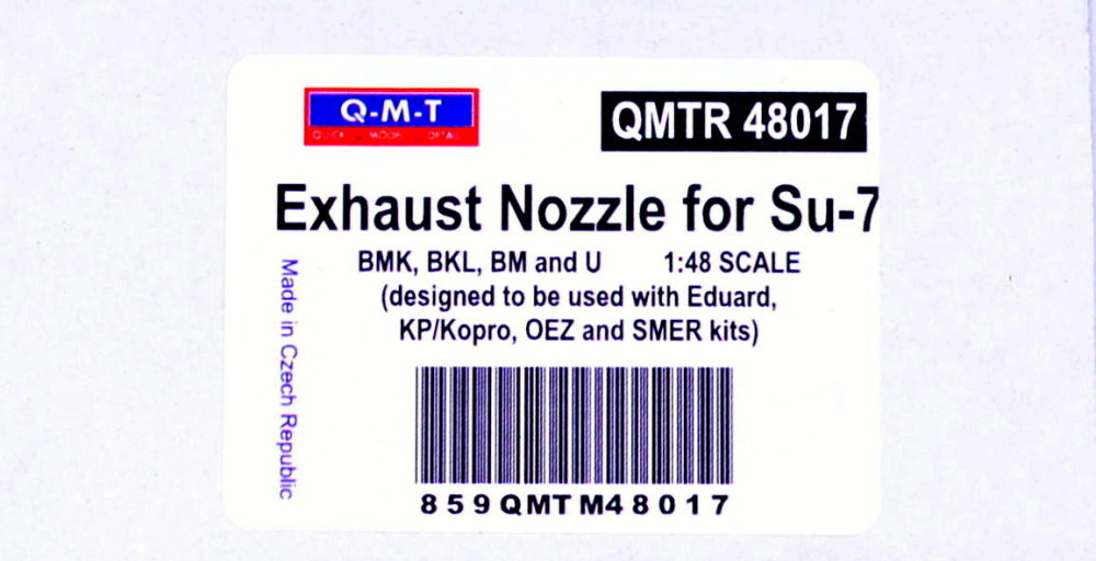 1/48 Exhaust nozzle for Su-7 BMK,BKL.BM and U