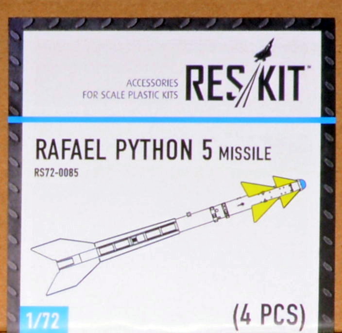 1/72 Rafael Python 5 missile (4 pcs.)