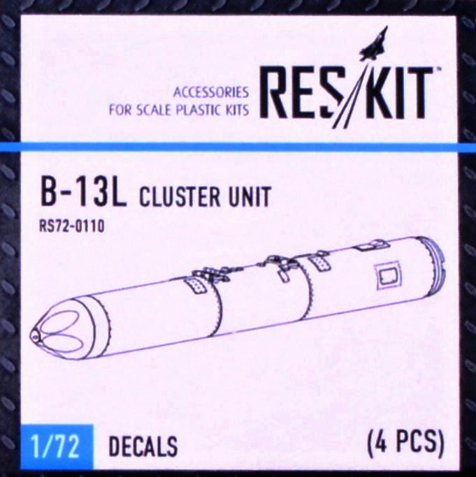 1/72 B-13L Cluster Unit (4 pcs.)
