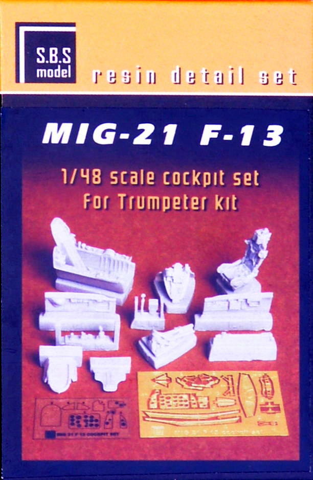 1/48 MiG-21F-13 - cockpit set (TRUMP)