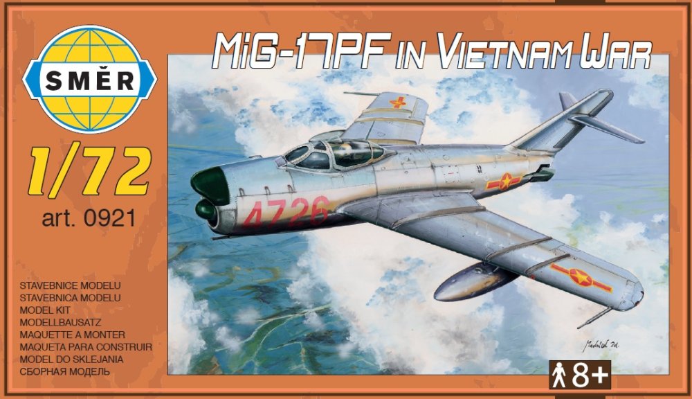 1/72 MiG-17PF in Vietnam War (2x camo)