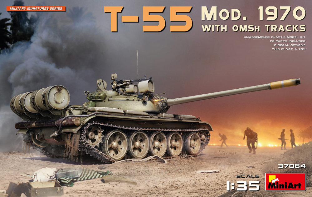 1/35 T-55 Mod.1970 with OMSh tracks