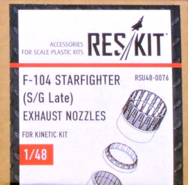 1/48 F-104 Starfighter (S/G Late) exh.nozzle (KIN)