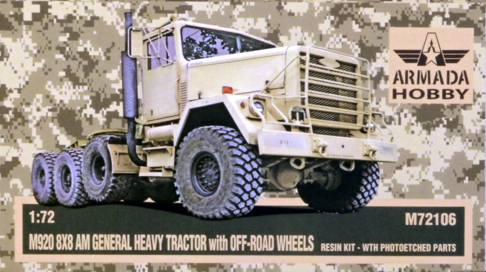 1/72 M920 8x8 Heavy Tractor w/ Off-Road wheels